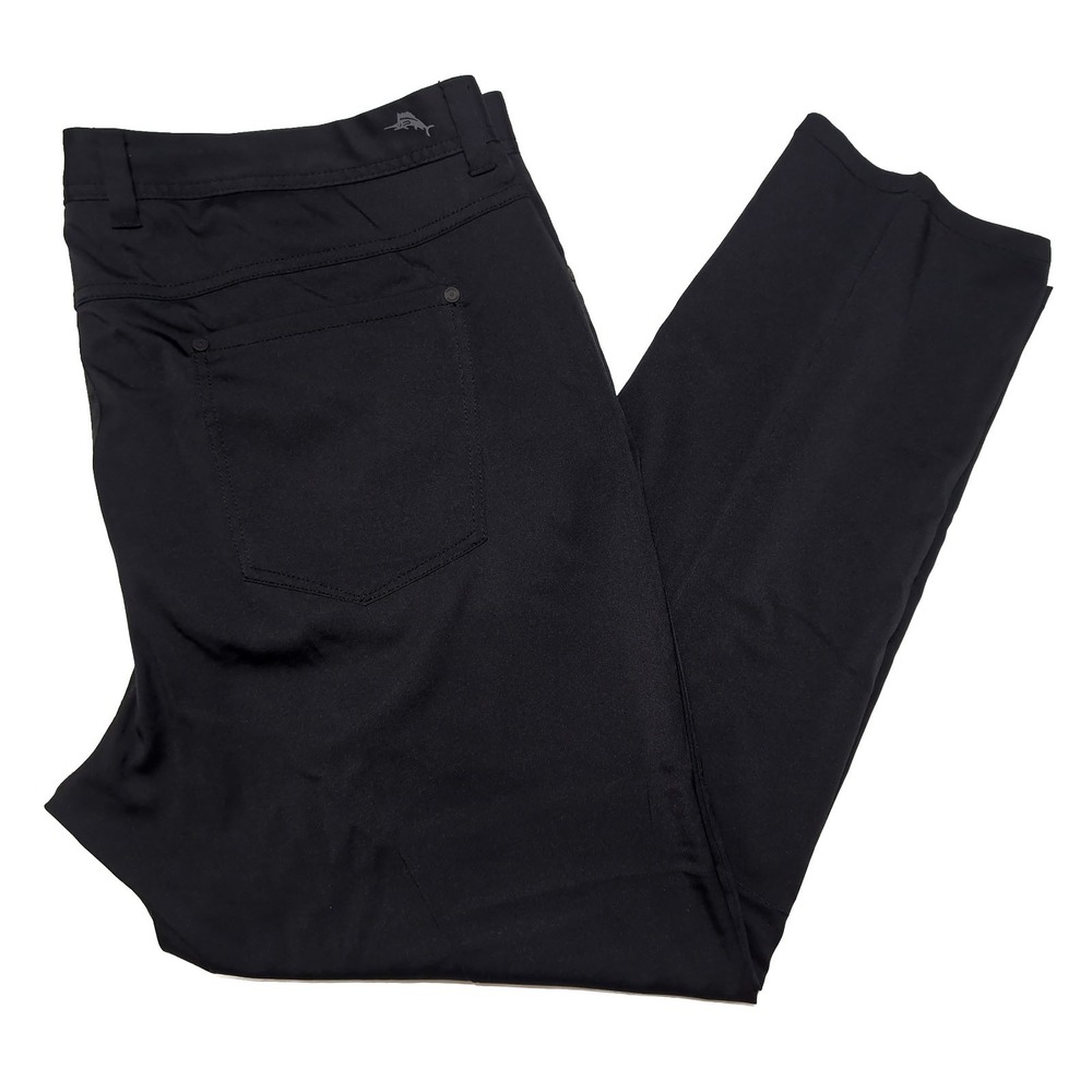 Tommy Bahama Performance 5 Pocket Pants Mens 40x30 Black Excellent Stretch